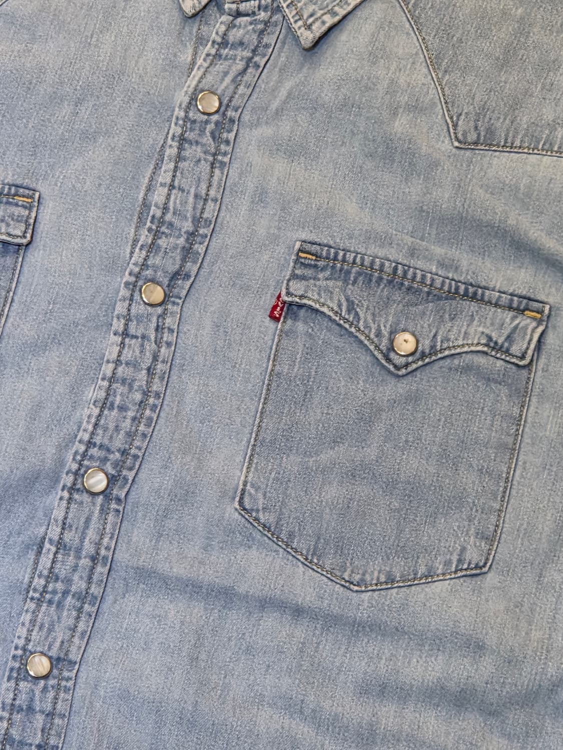 Levis 리바이스 연청긴팔셔츠 상품이미지3