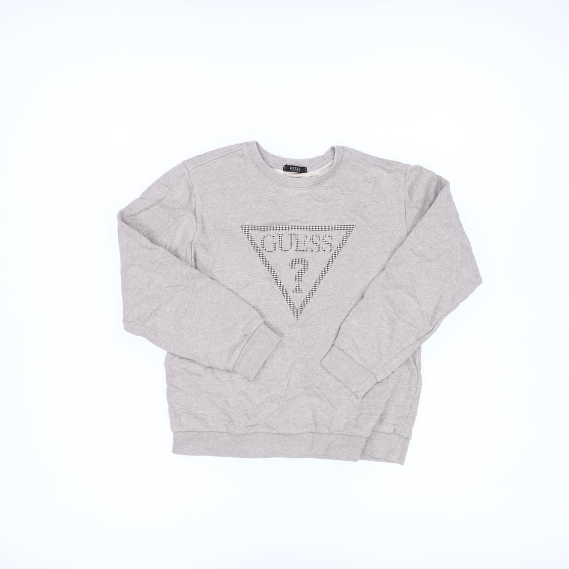 [L] 게스 삼각로고 빅로고 맨투맨 긴팔티 0114J 상품이미지2