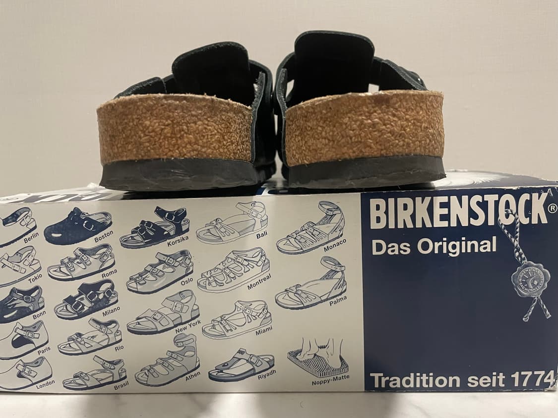 버켄스탁 보스톤 레더 블랙 260mm 상품이미지5