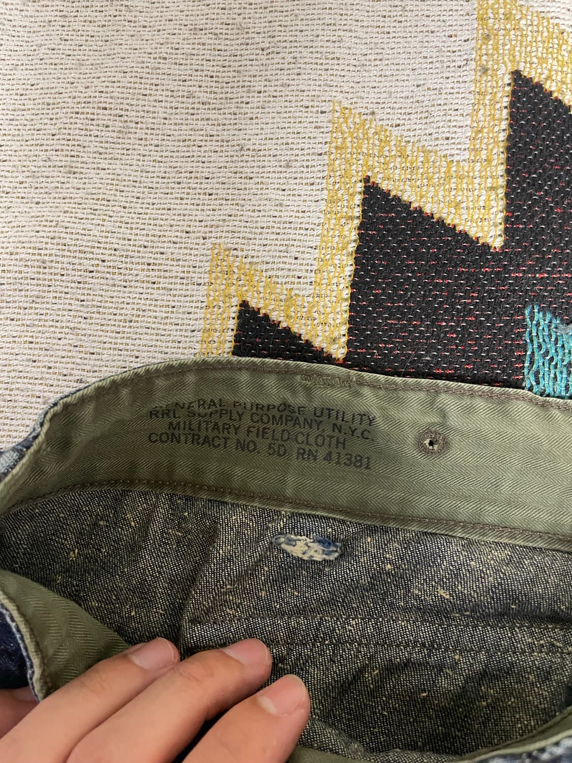 RRL 데님 P44몽키팬츠 (32x30) 상품이미지3