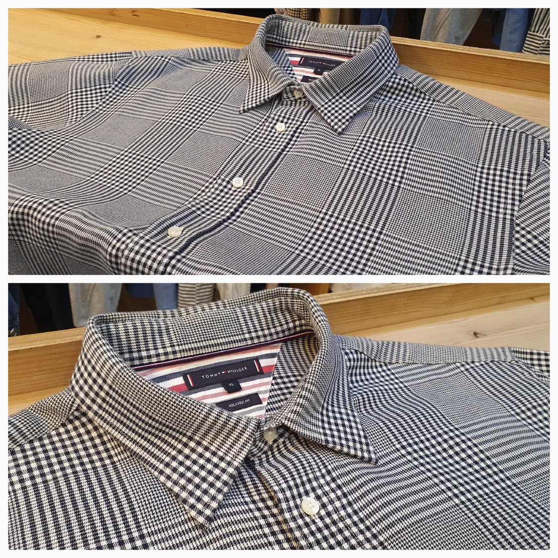110/120.타미 릴렉스드 체크셔츠 상품이미지3