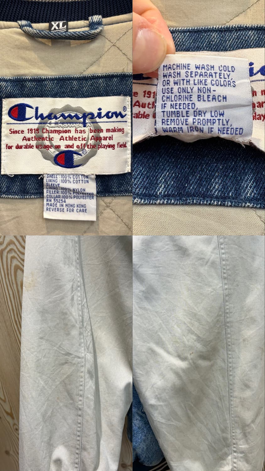 챔피온 데님 바시티자켓 상품이미지10