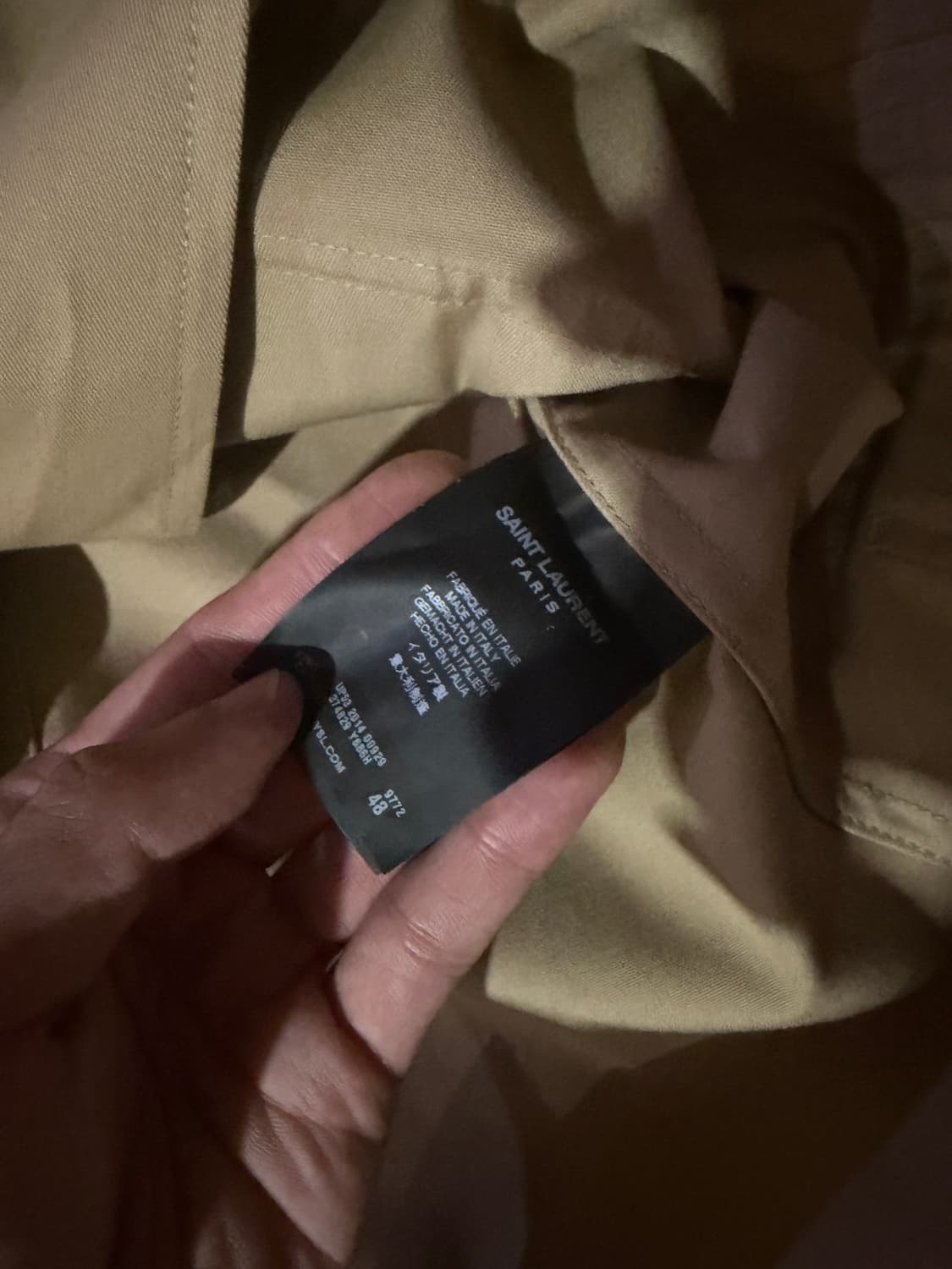 생로랑 사파리 자켓 48 상품이미지4