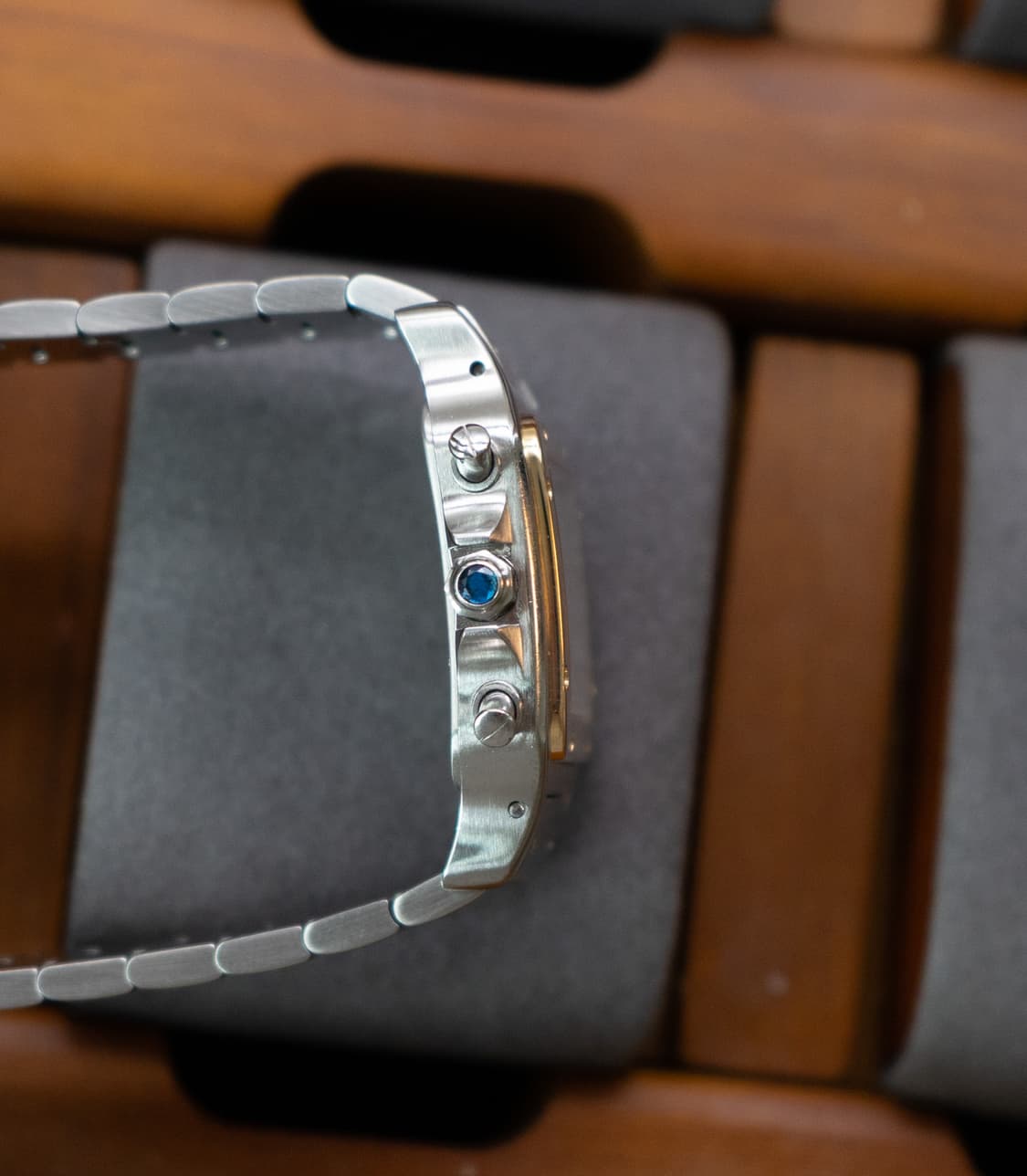 까르띠에 산토스 갈베 크로노 콤비 LM 시계 상품이미지3