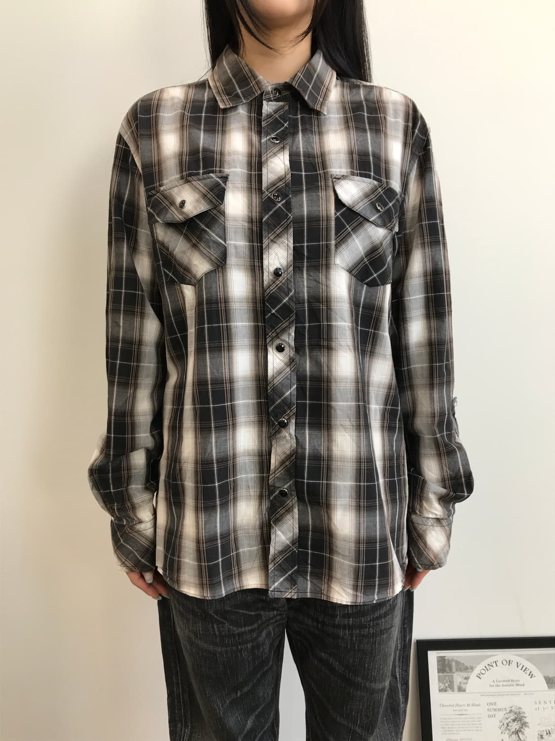 Villand Check Work Shirt 상품이미지2