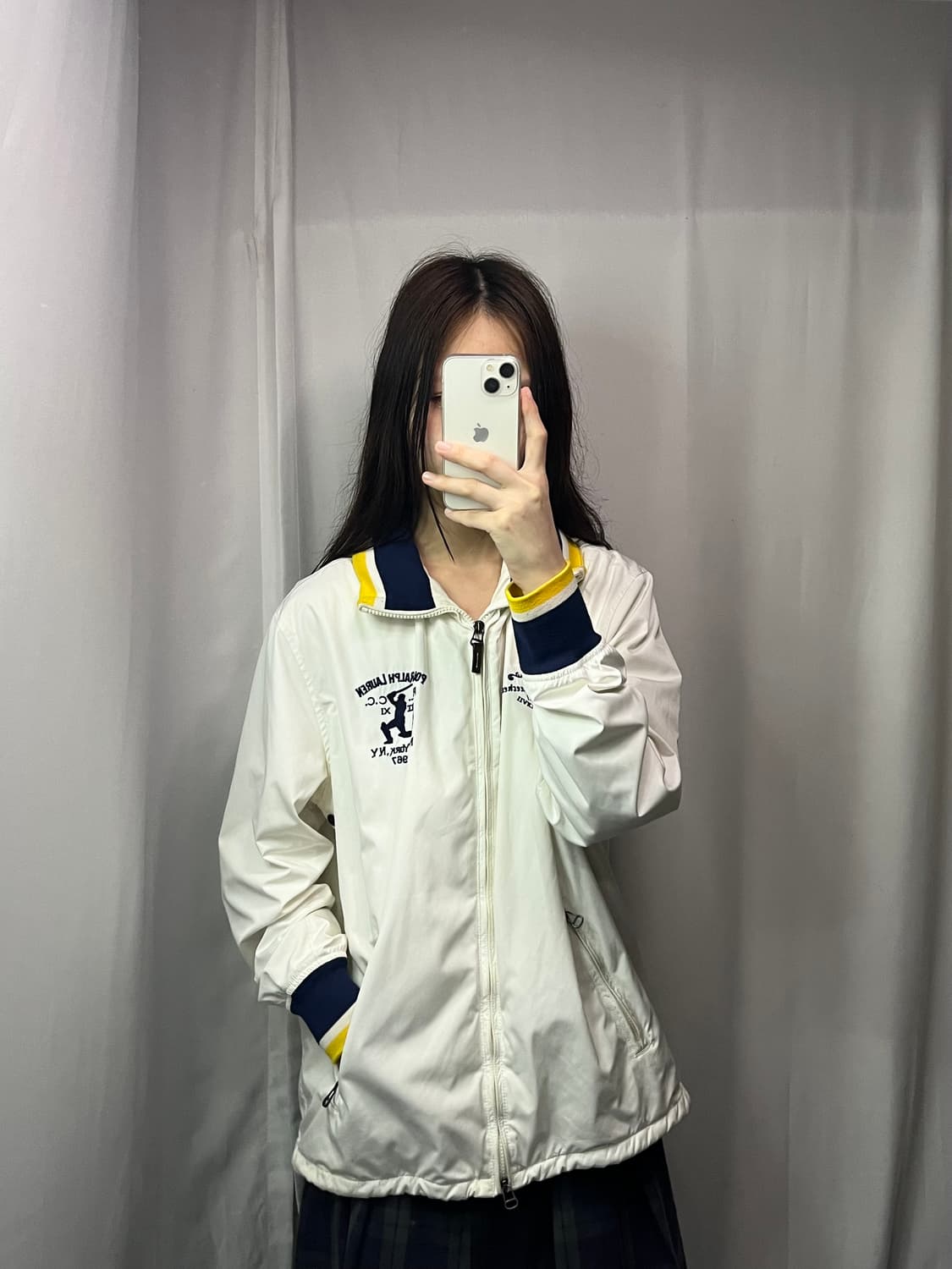 폴로 랄프로렌 뉴욕 나일론 점퍼 L #csz355 상품이미지1