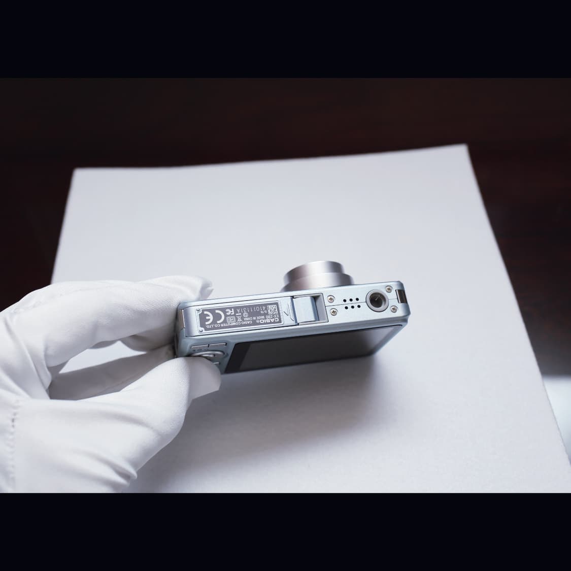 레어<준 민트급><한글>카시오 엑슬림 Z80 라이트블루 빈티지 디카 상품이미지7