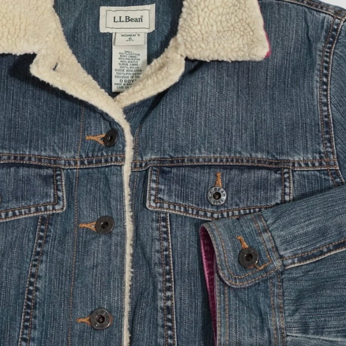 엘엘빈 쉐르파 데님 트러커자켓 상품이미지6