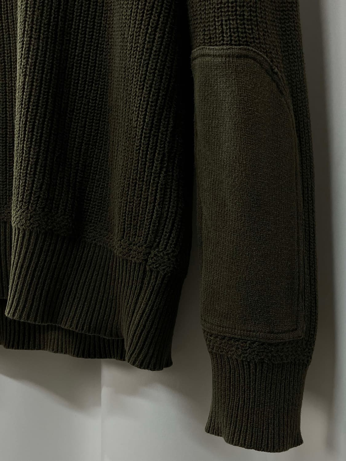 폴로 랄프로렌 올리브드랩 코만도 엘보패치 밀리터리 스웨터 상품이미지9