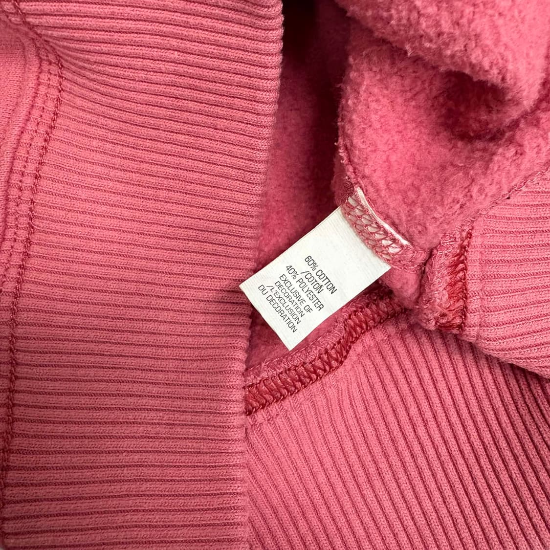 아베크롬비 y2k 여리핏 대대장 핑크 걸즈 후드집업(M) 상품이미지7