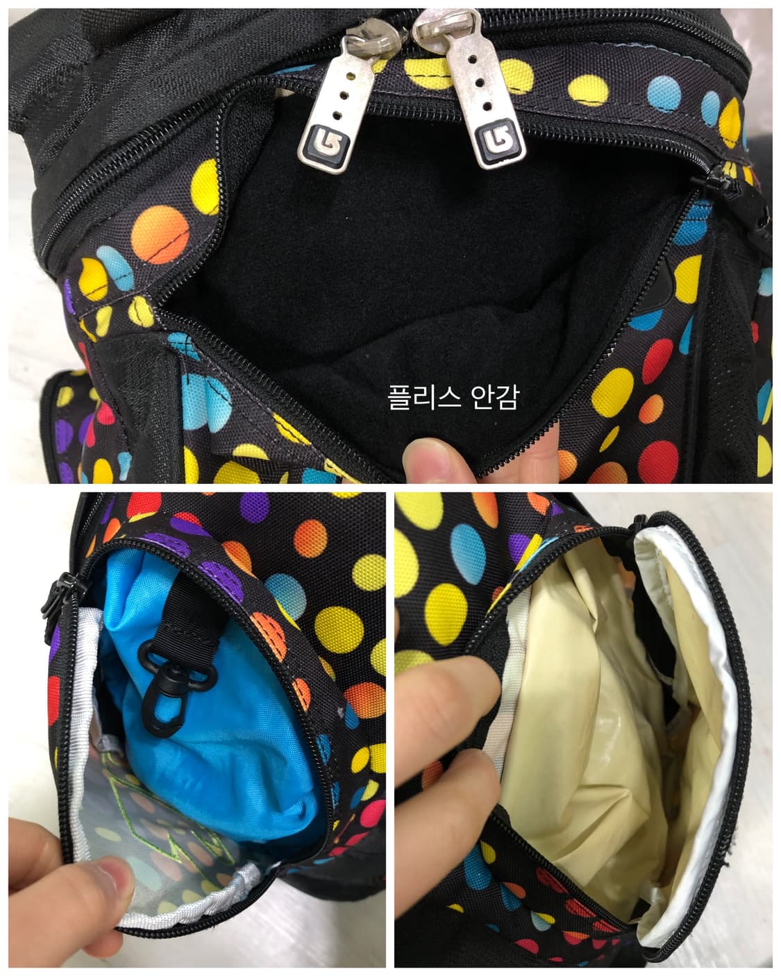 burton 버튼 도트 땡땡이 백팩 (15인치 노트북 수납가능)  상품이미지8