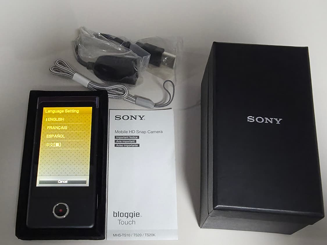 소니 블로기 MHS-TS20 빈티지 캠코더 디지털카메라 상품이미지9