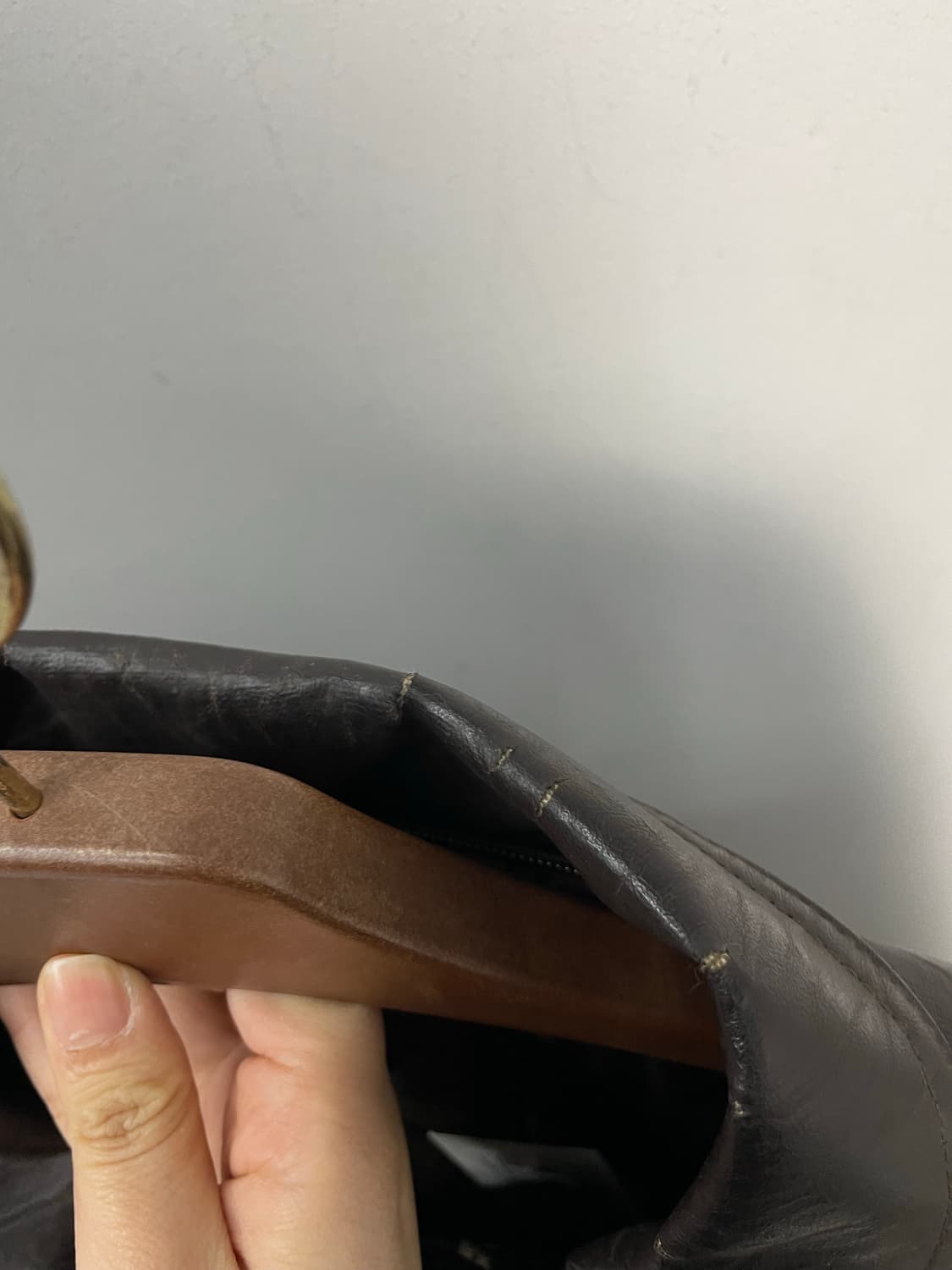 죠다쉬 빈티지 브라운 레더자켓 H2114 상품이미지8