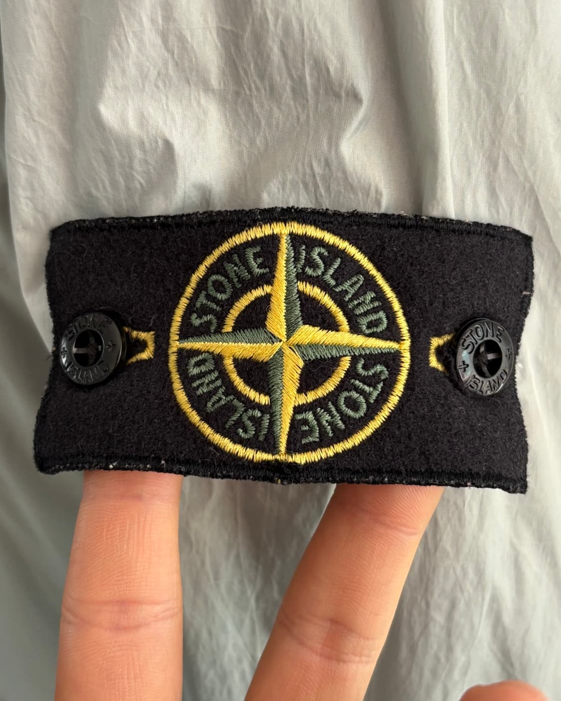 Stone Island 스톤아일랜드 아이스민트 크링클랩스 와펜 셔츠자켓 상품이미지4