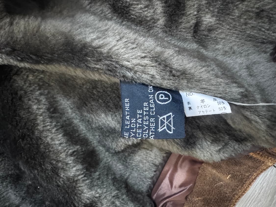 1988s 도쿄 세컨핸드 레더 자켓 퍼안감 상품이미지5