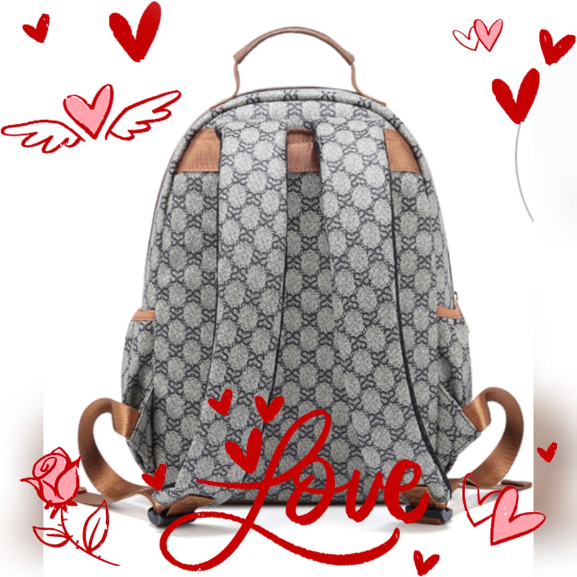 J5 A급 패턴 백팩 판매해요 상품이미지2