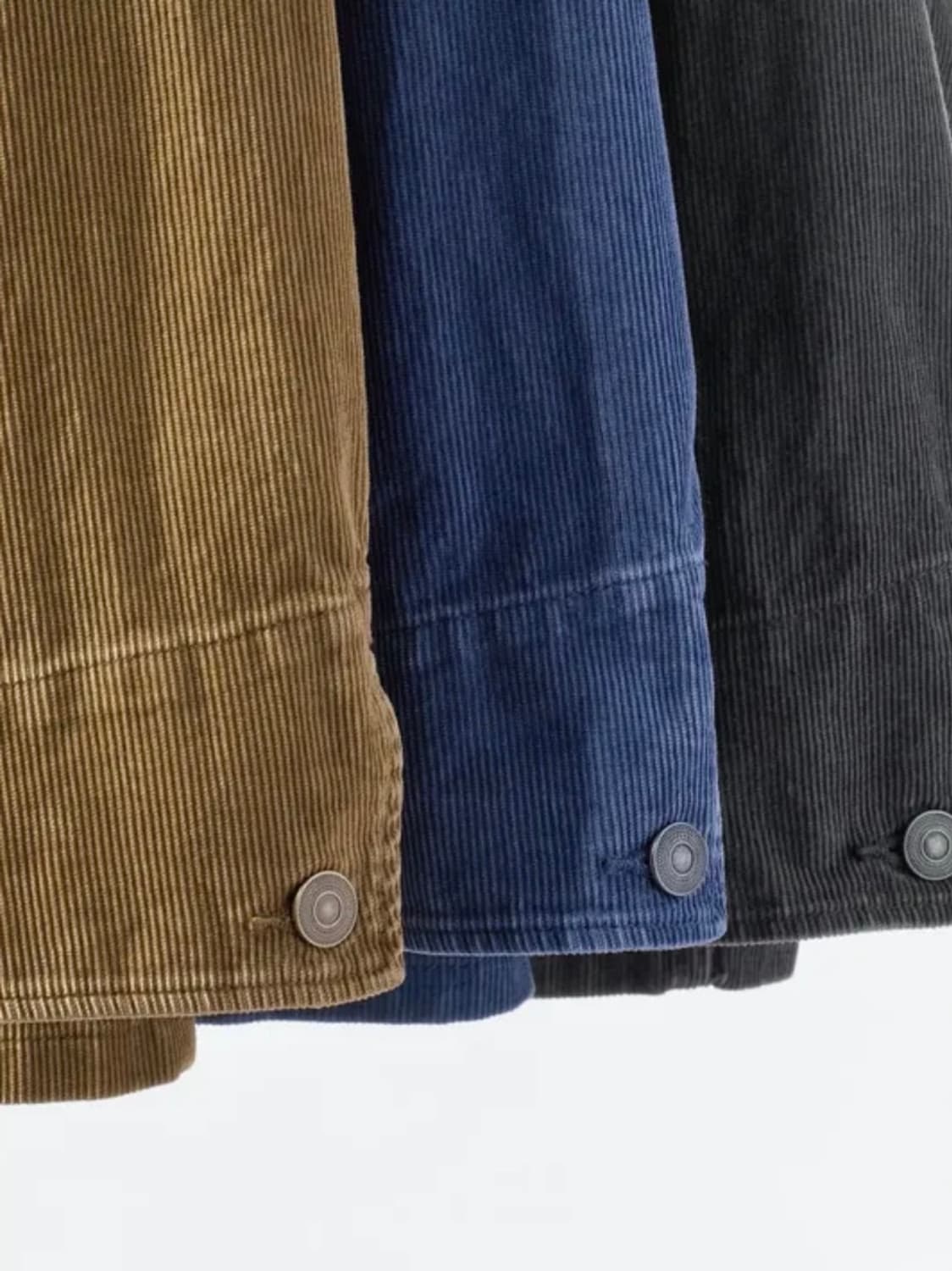 [L] 유니클로 코듀로이 재킷 68블루 상품이미지2