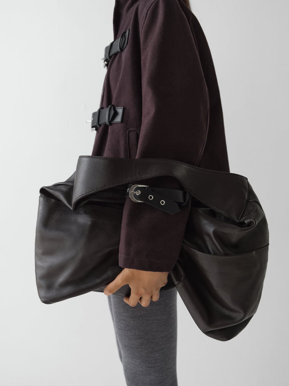 기마구아스 Maxi Sacco 맥시 사코백/브라운 상품이미지1