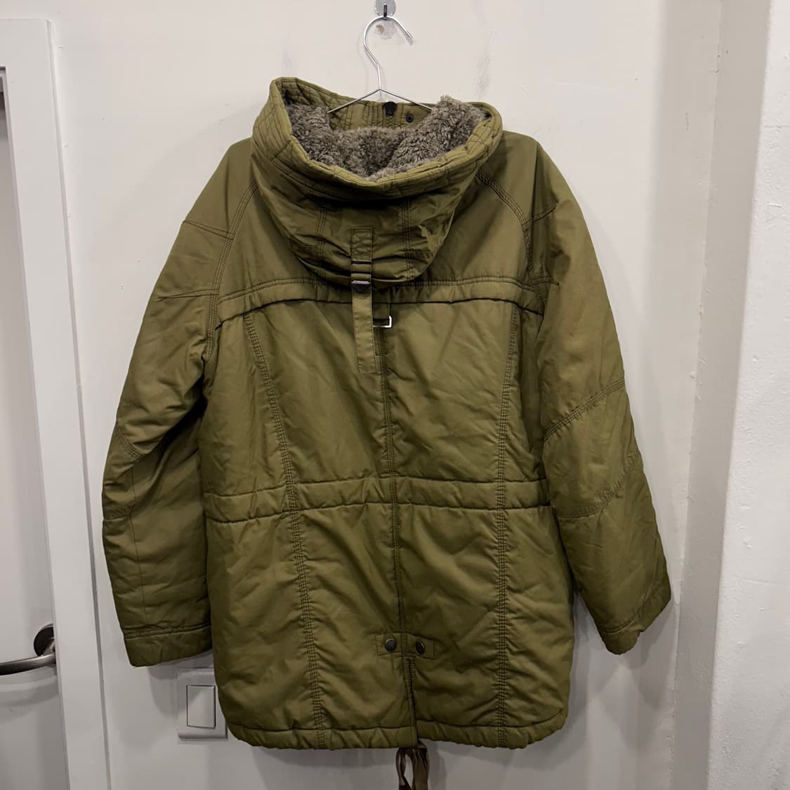 퍼플브랜드 캐나다 빈티지 누빔 후드 야상패딩 상품이미지5