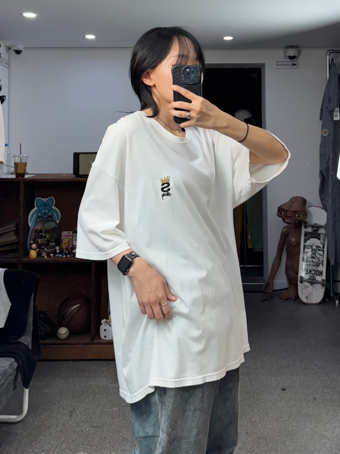 스투시 크라운 S 로고 티셔츠 상품이미지8