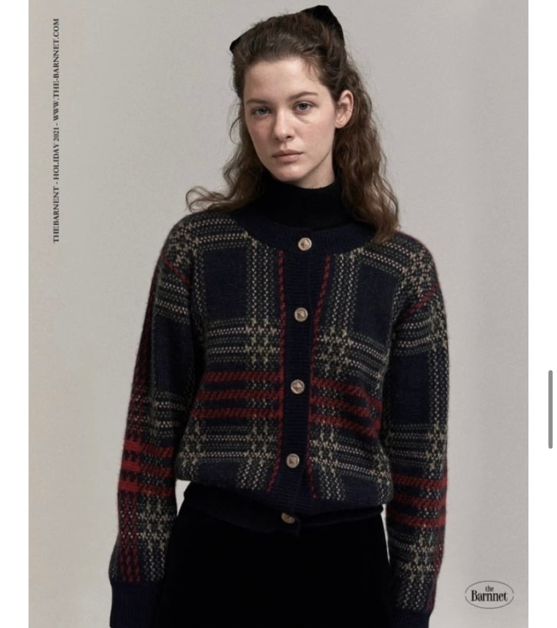 (새상품)더바넷 캐롤 가디건 상품이미지1