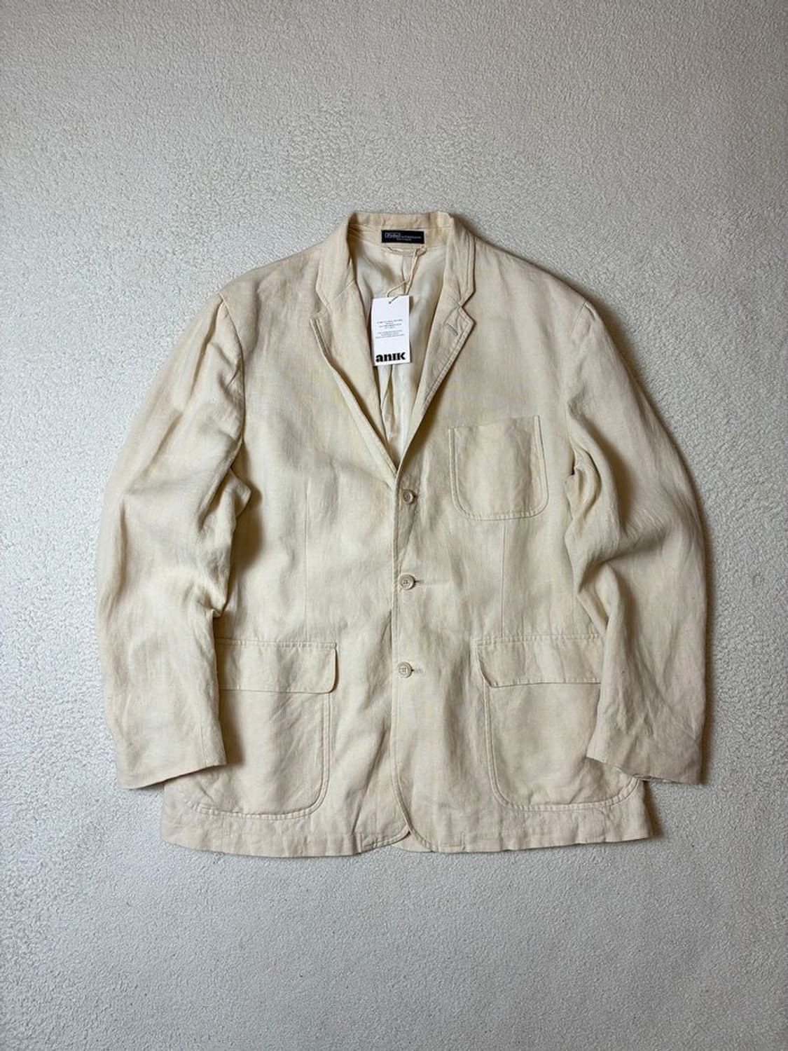 폴로 랄프로렌 00's 100% 린넨 블레이저 자켓 PN7521 상품이미지1