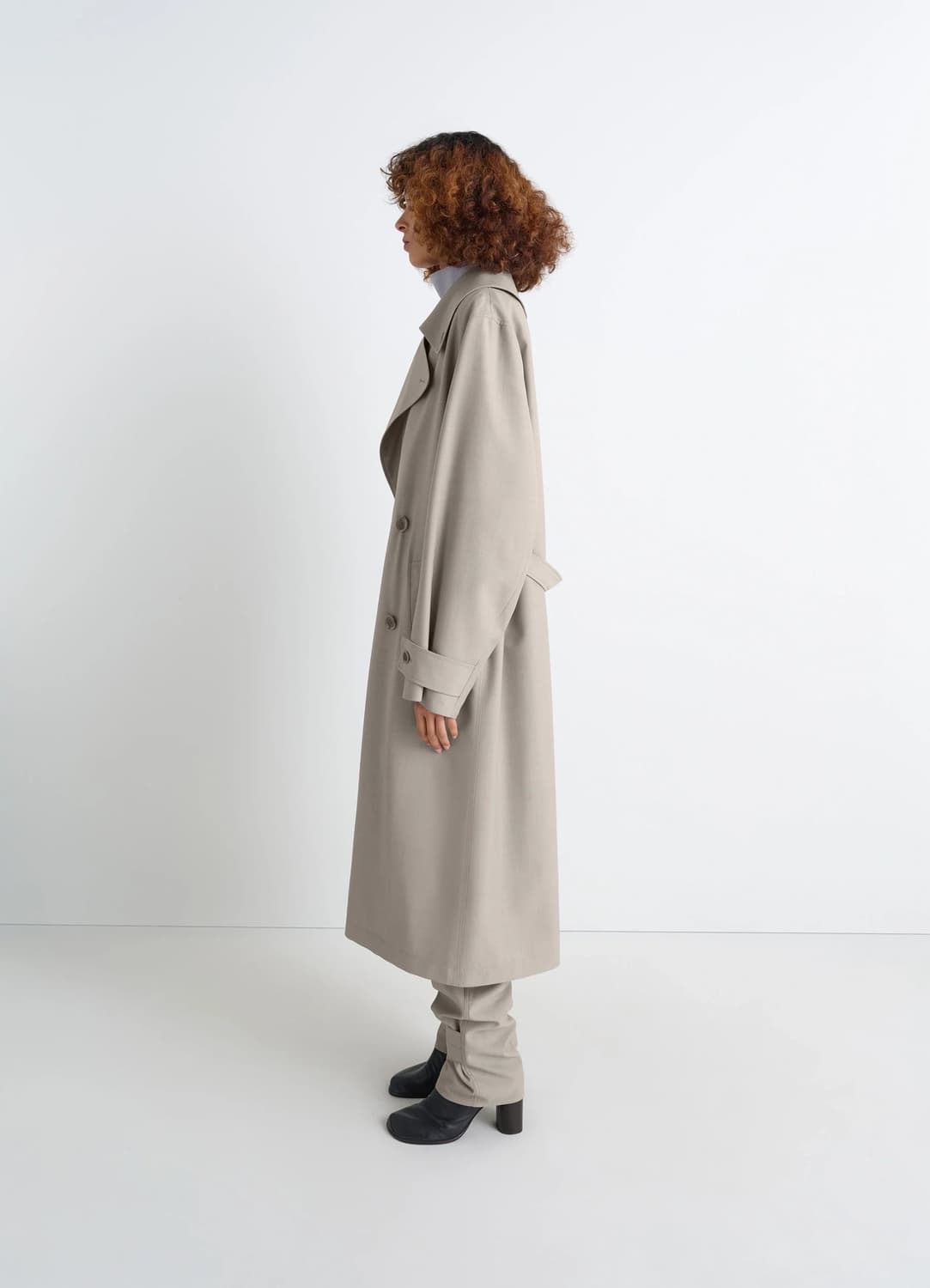 [32,34]르메르 25fw 트렌치 코트/Light taupe 상품이미지4