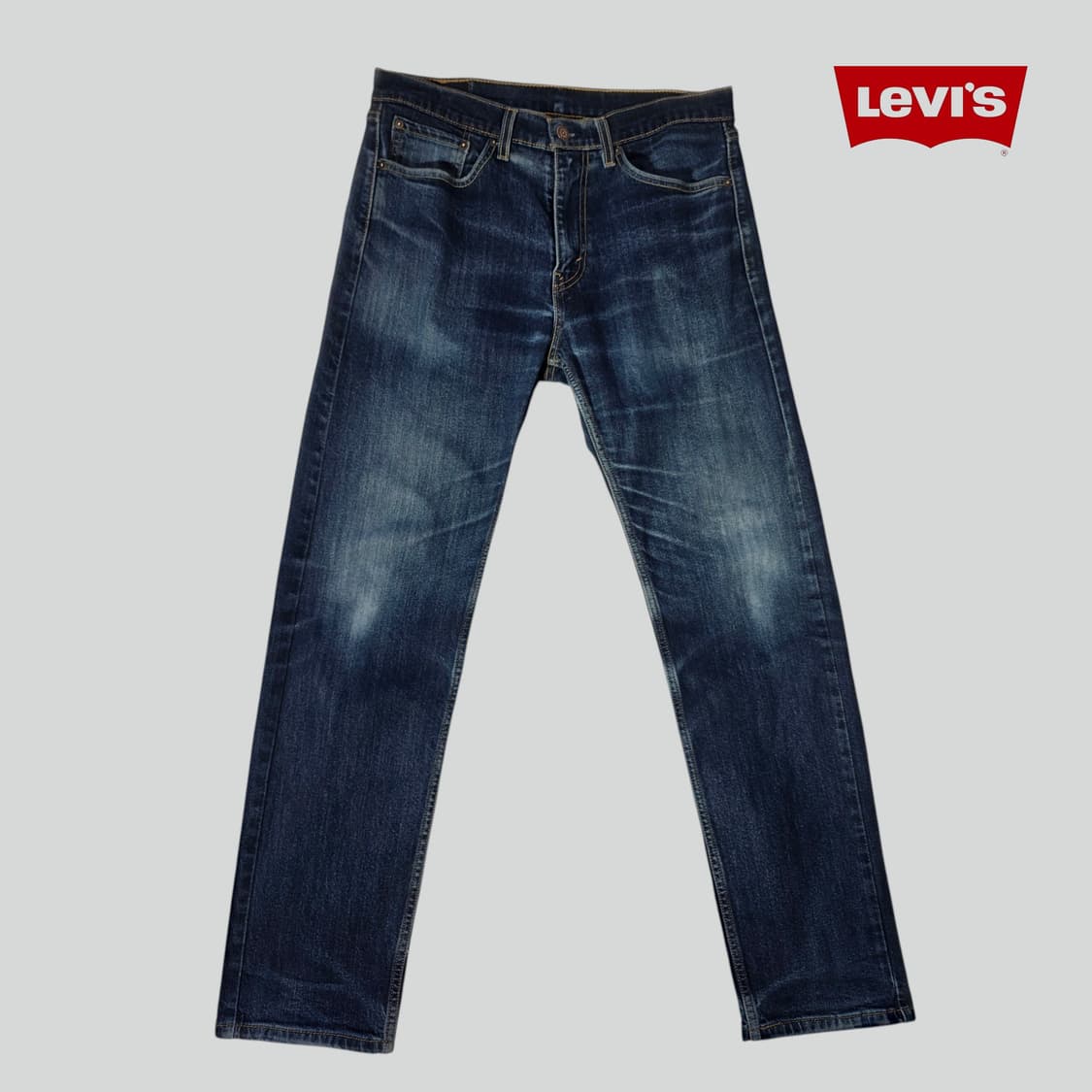 [W32L32]리바이스 LEVIS 505 빈티지 워싱 데님팬츠 상품이미지1