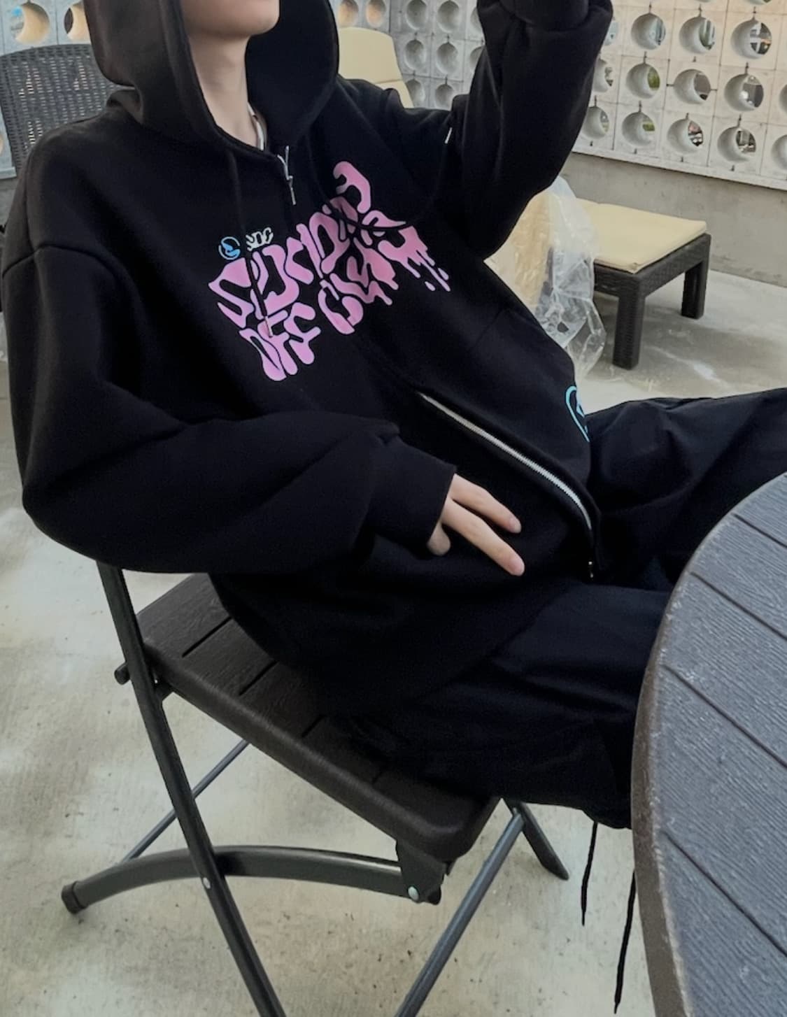 선데이오프클럽 후드집업 상품이미지1