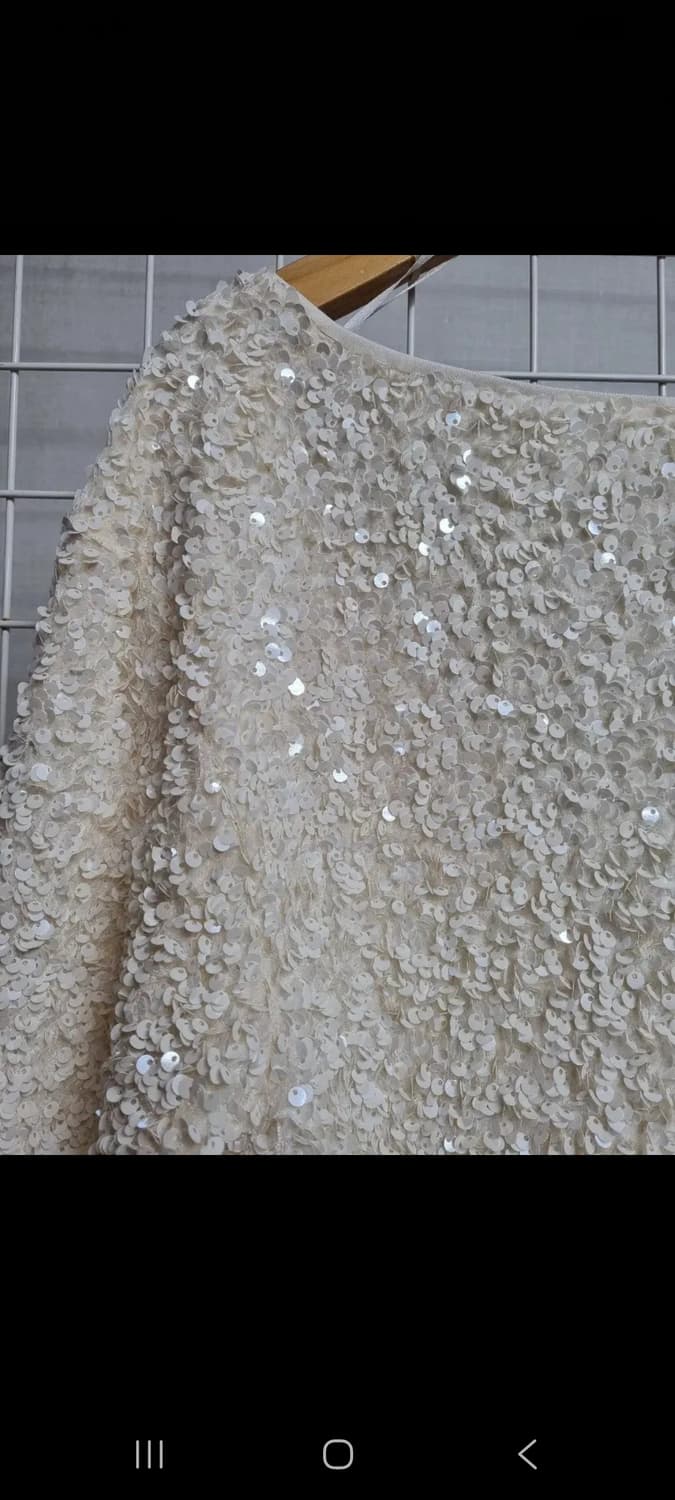 (새상품)에이치앤엠 스팽글 원피스 상품이미지3