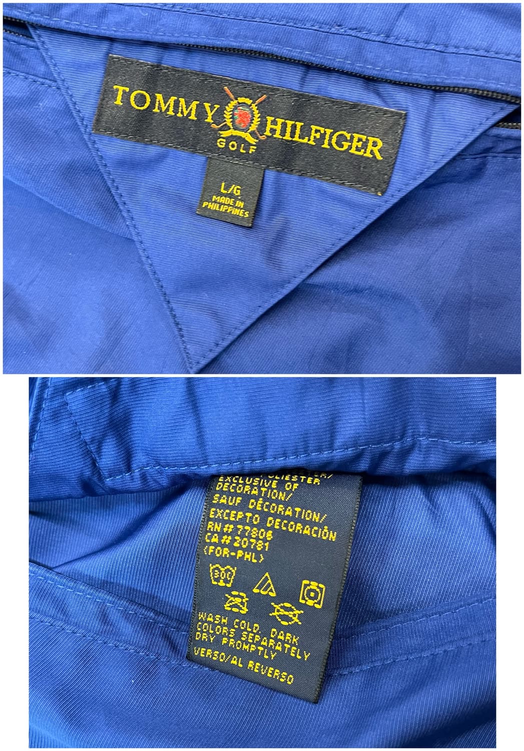 타미힐피거 리버시블 플리스 자켓 네이비 L #csz3018  상품이미지3