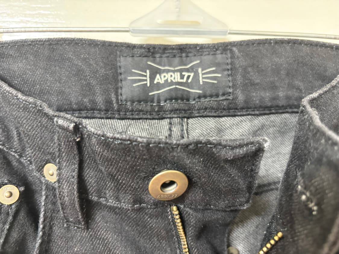 에이프릴 77 조이 29 블랙 스트레치 바지 팬츠 슬림핏 상품이미지6