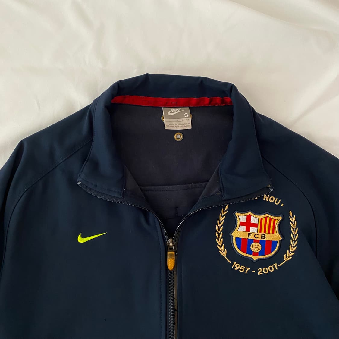 S ) 나이키져지 집업 운동복 축구유니폼 유니폼fcb 상품이미지5