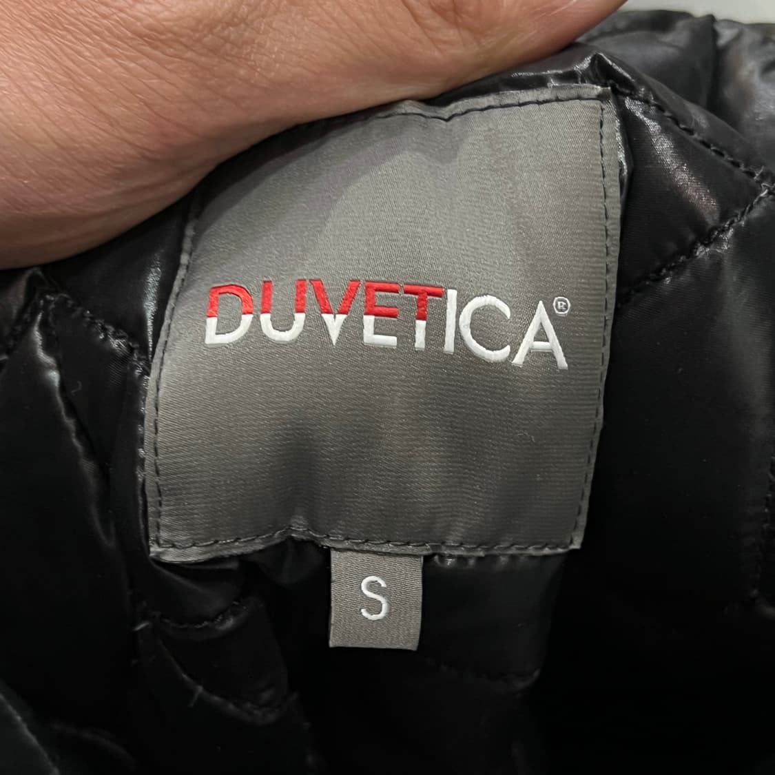  듀베티카 레더패치 다운 코트 y14813 상품이미지7