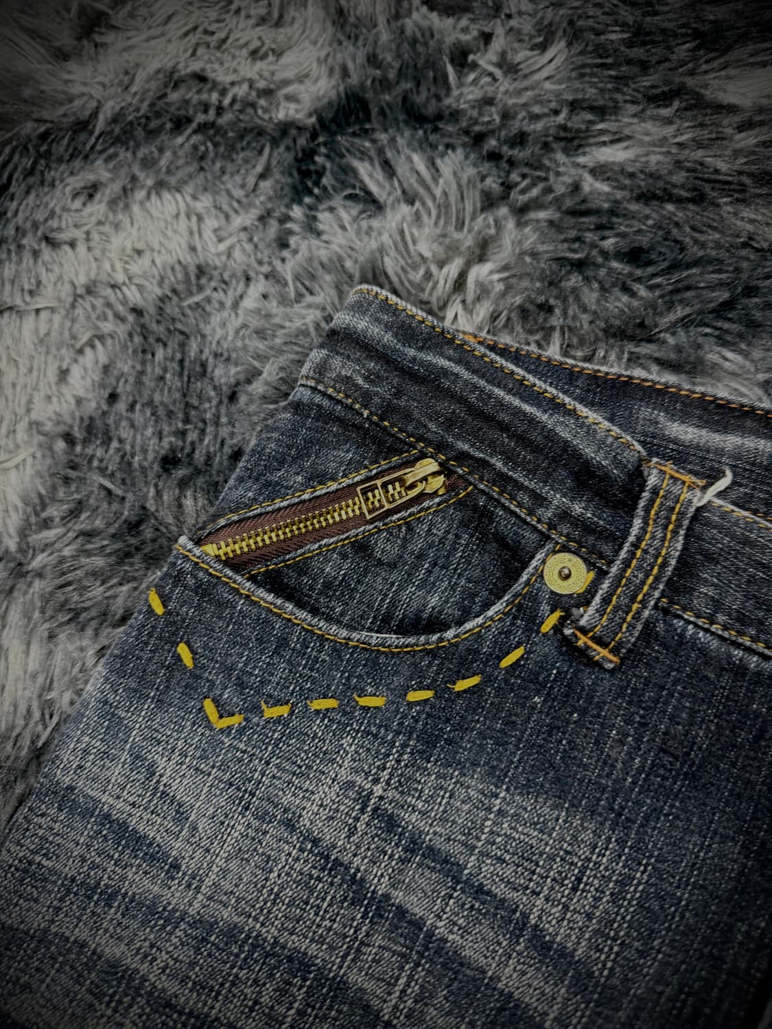 Oririn Jeans 워싱 부츠컷 데님팬츠 상품이미지4