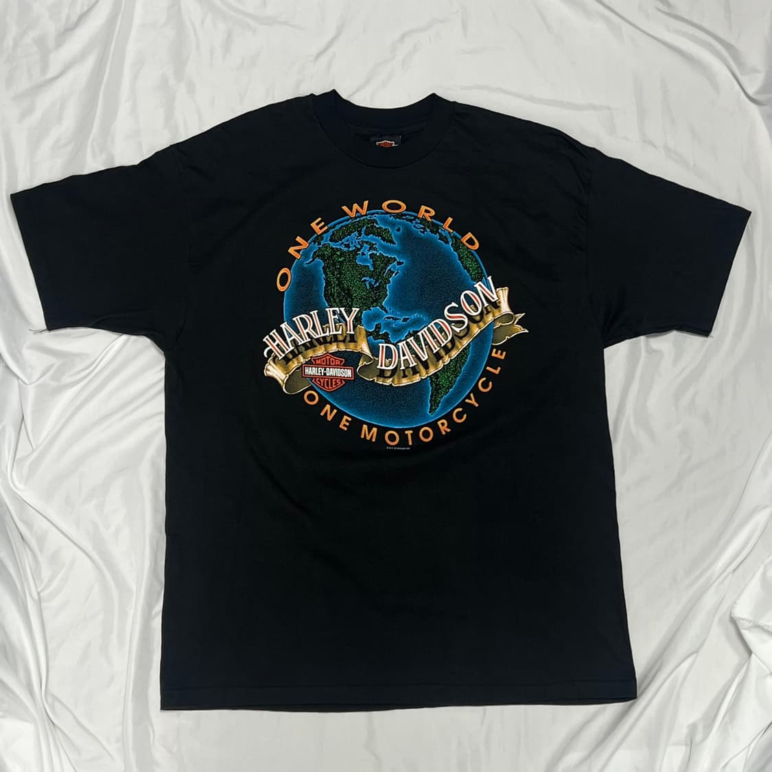 🇺🇸 90s 할리데이비슨 ONE WORLD ONE MOTORCYCLE 상품이미지2