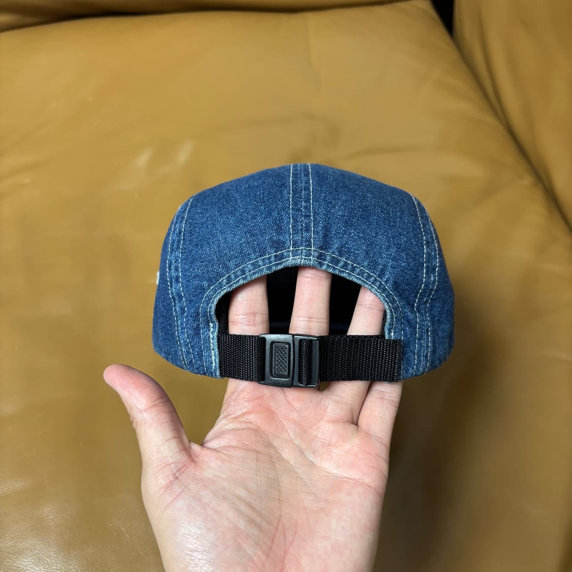 Supreme 슈프림 워시드 데님 캠프캡 모자 (Washed Denim) 상품이미지7