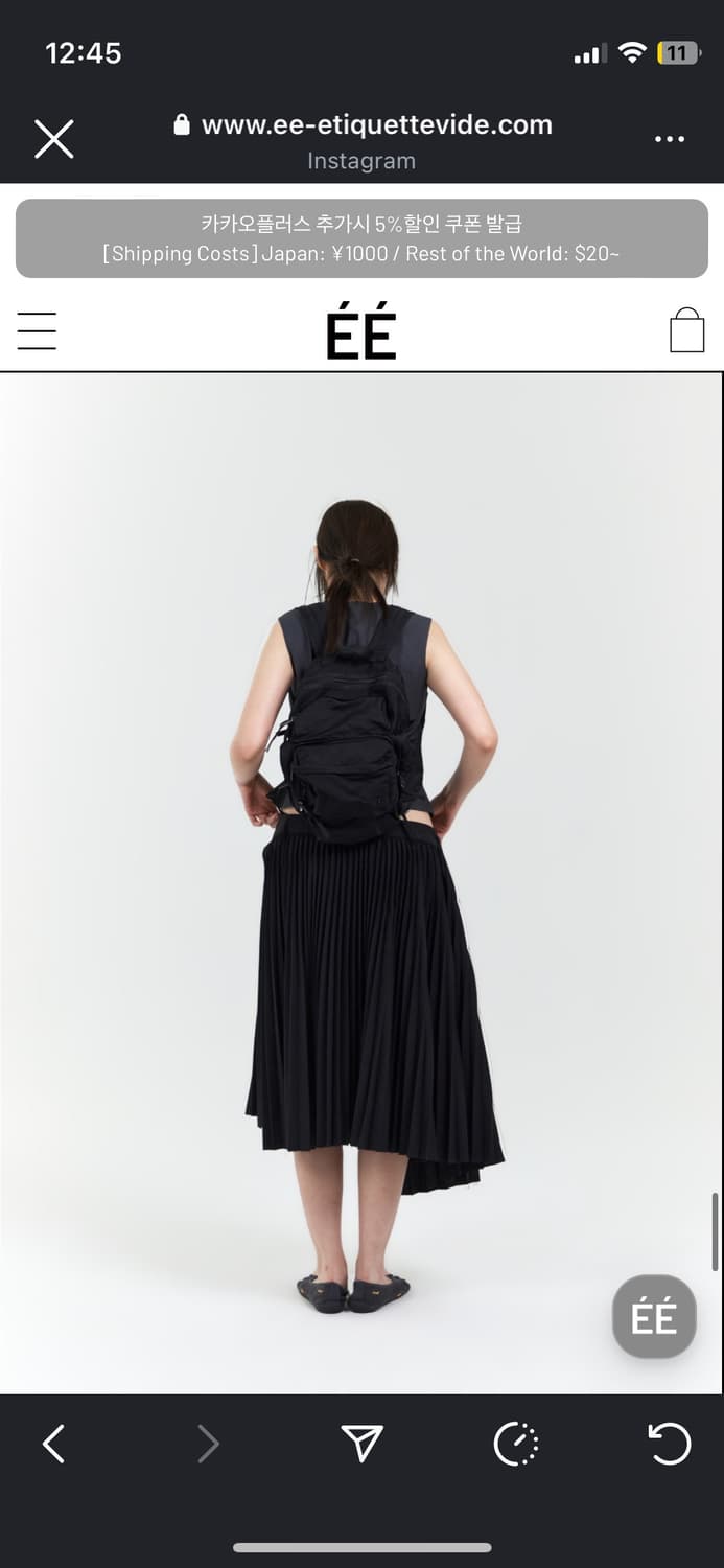 누마레 EE 유틸리티 포켓 백팩 크로스백 s 상품이미지3