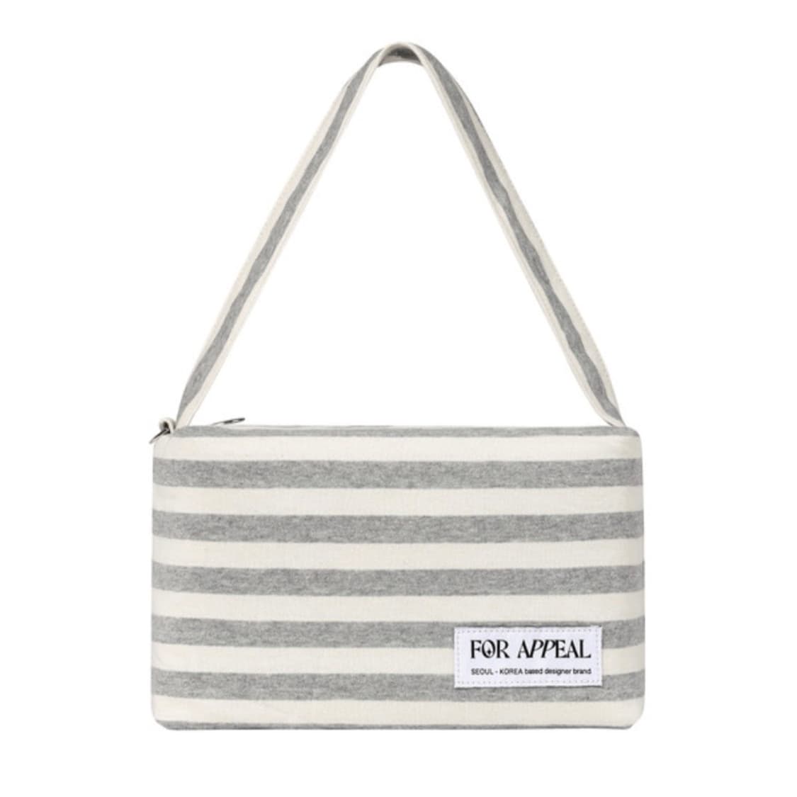 포어필 칠 숄더백 Chill Shoulder bag Stripe Gray 상품이미지1