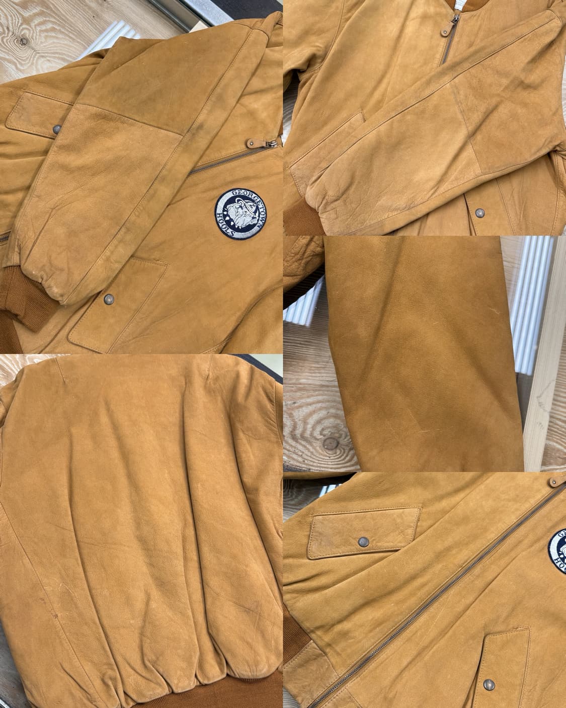 오메가 조지타운 훌스 스웨이드 봄버 상품이미지8