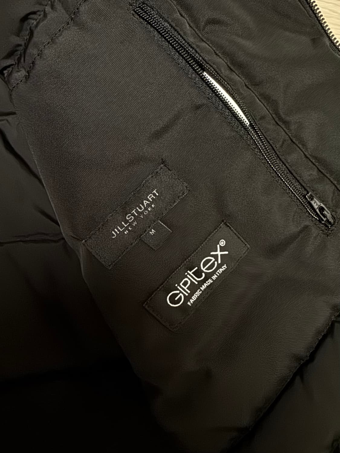 질스튜어트뉴욕 구스 다운 블루종 블랙 상품이미지3