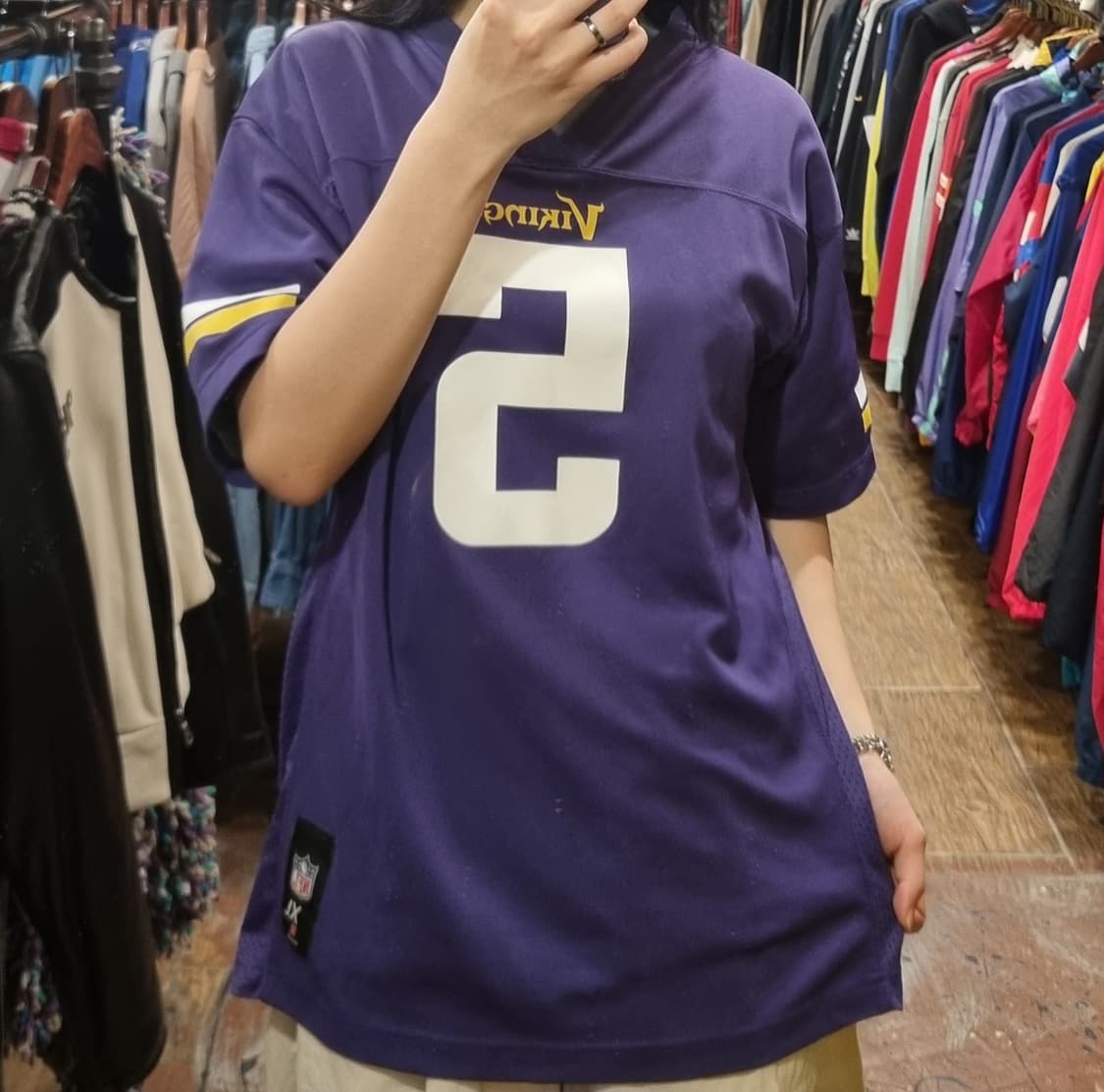 [Hi] NFL 풋볼 져지 반팔티 퍼플 상품이미지4