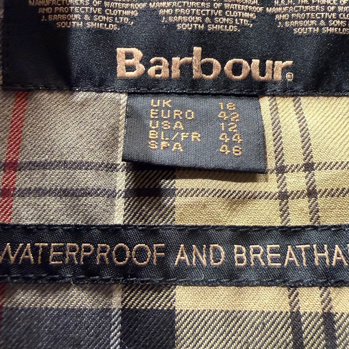 Barbour 바버 여성 논왁스 코튼 자켓 L 상품이미지3