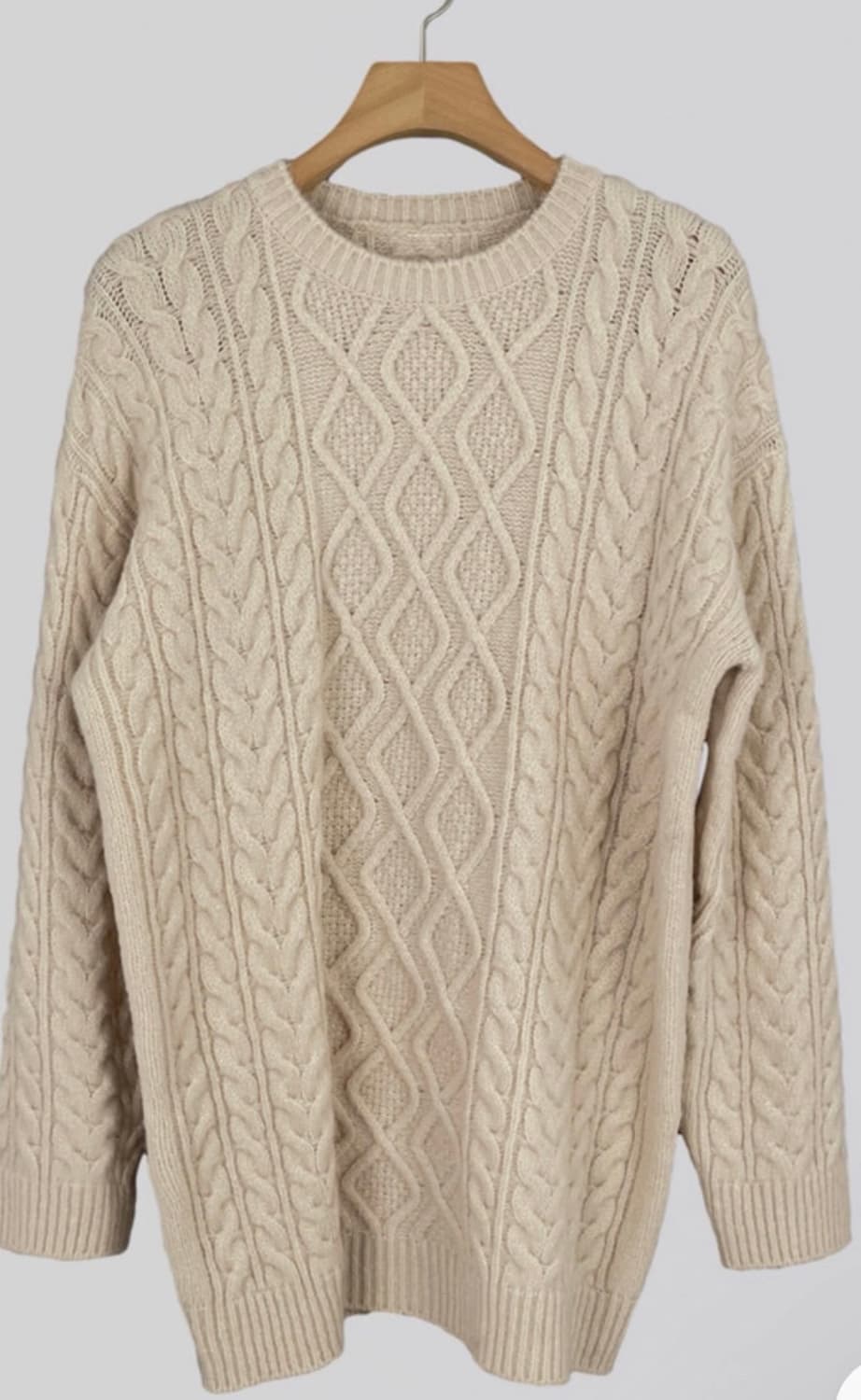 어텀 아이보리 롱 니트 상품이미지2