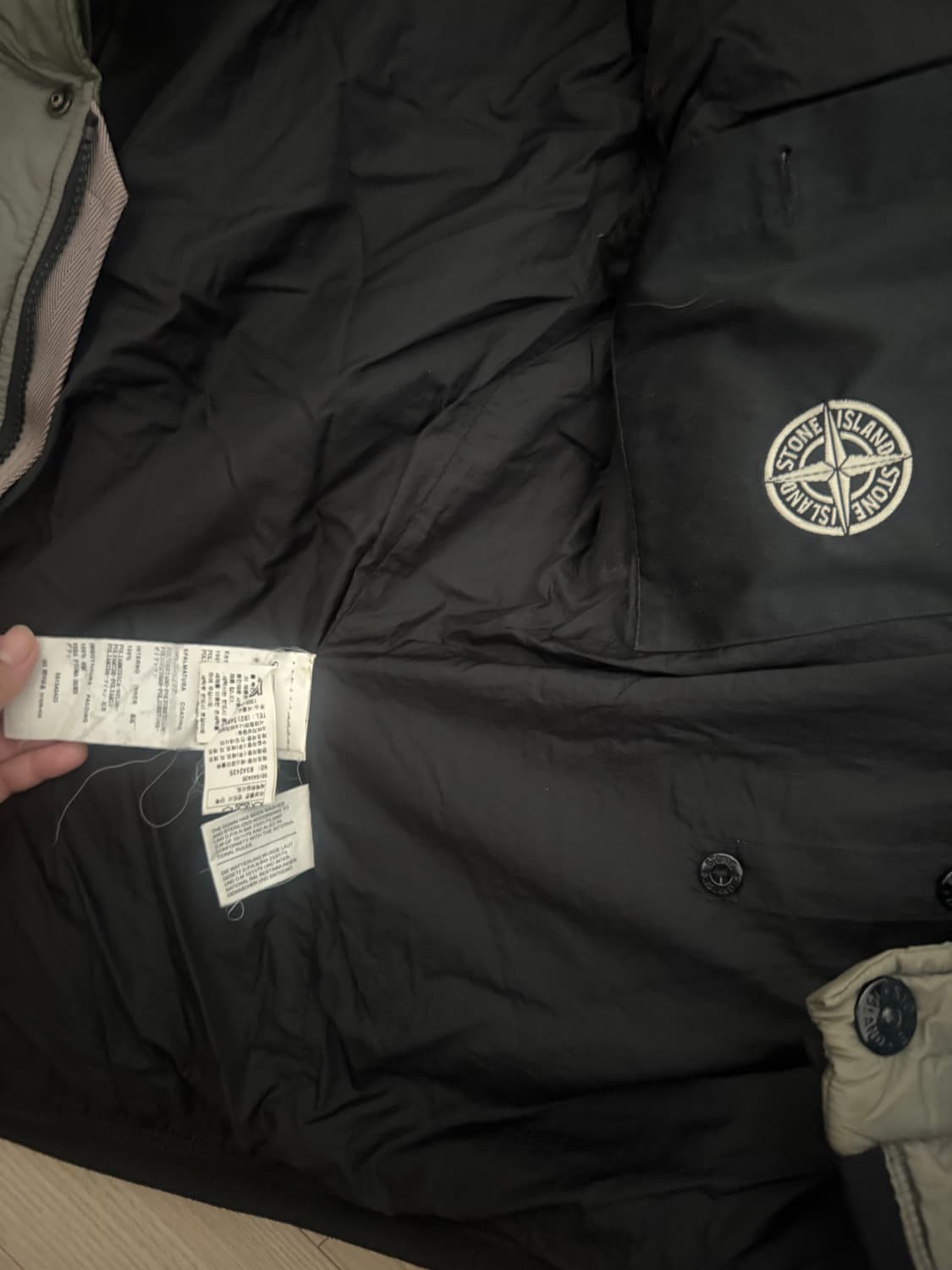 스톤 아일랜드 다운자켓 패딩 카키 상품이미지3