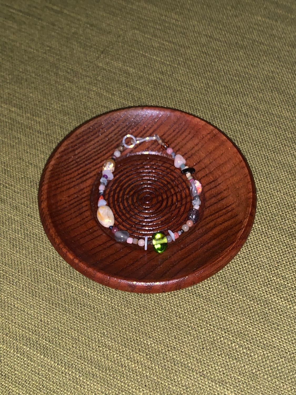 그린올리브하우스 석기시대 팔찌 ㅡ 연두 상품이미지3