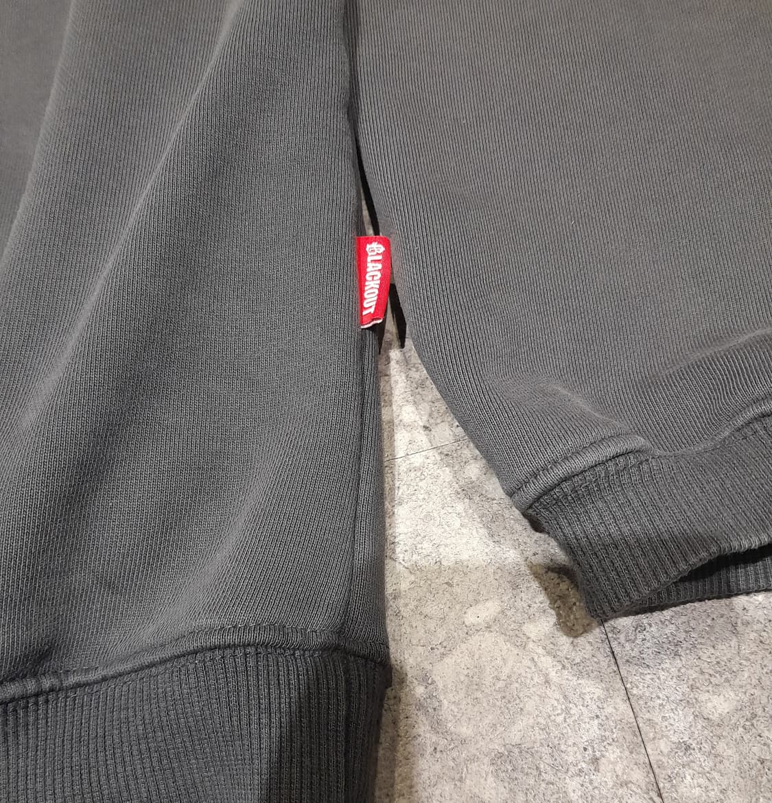 💥블랙아웃 빈티지 워싱 후디 (XL) 상품이미지7