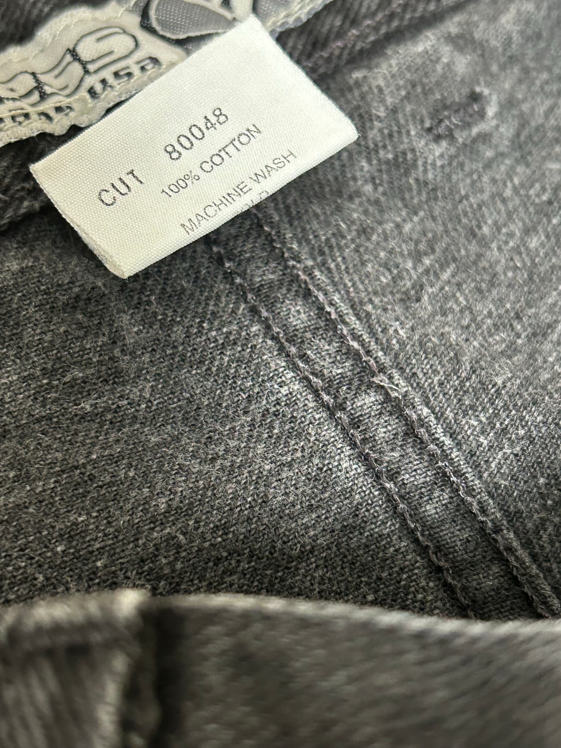 게스 USA 블랙 스트레이트핏 데님팬츠 상품이미지7