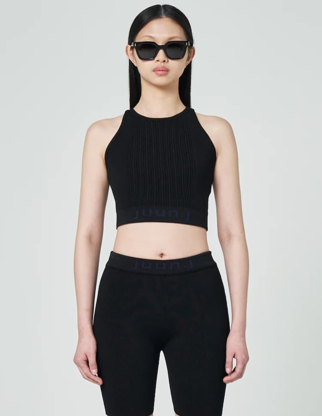 준지 크롭 니트 탑 상품이미지1