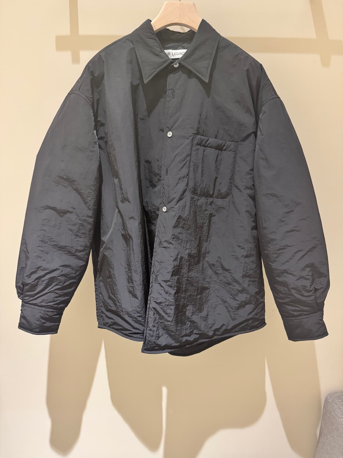 아워레가시 아카이브 박스 자켓 블랙 울 상품이미지1